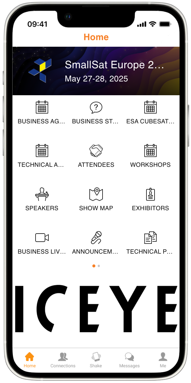 Phone with app screen
